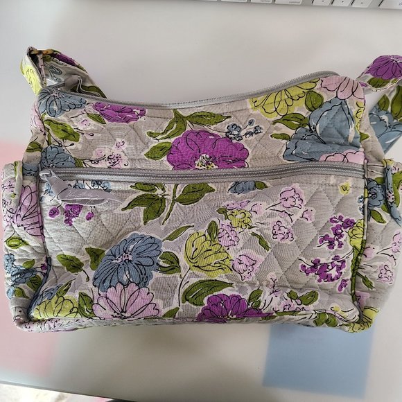 Vera Bradley Sophie Bag in Gray Orchid Pattern - Picture 5 of 11